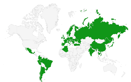 world map